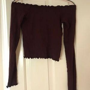 Long sleeve Crop Top
